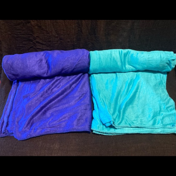 Jersey Hijabs in Baby Blue and Royal Blue - Picture 1 of 2
